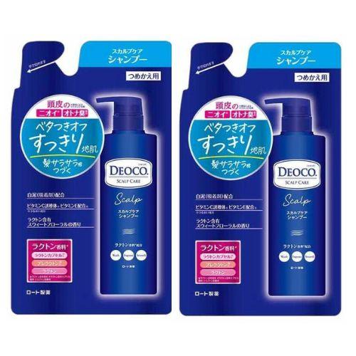 【2個】ロート製薬 デオコ スカルプケア シャンプー つめかえ用 370ml