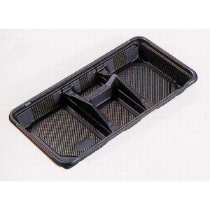 弁当容器 KB-4 黒 蓋付セット （50枚入）