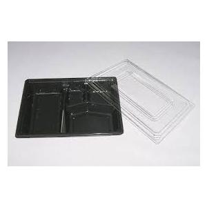 弁当容器 KS-28 黒 蓋付セット (600枚...の商品画像
