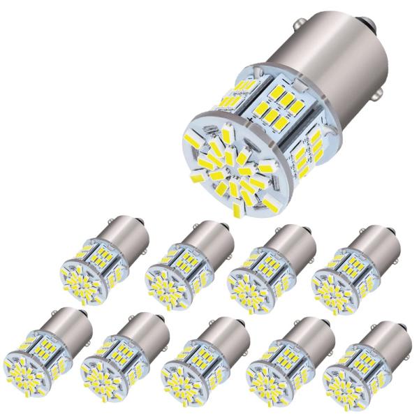 NAKOBO S25シングル 12V-24V G18 LED P21W BA15S バルブ LEDラ...