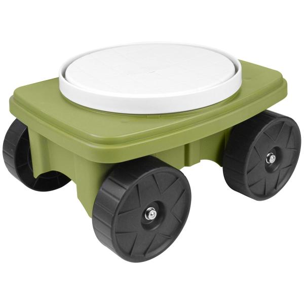 イーバリュー(E-Value) イージーターンチェア ポリプロピレン オリーブ EGC-5OL 送料...