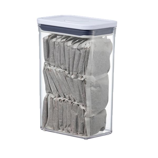 オクソー 保存容器 OXO プラスチック 密閉 2.6L ポップコンテナ レクタングル ミディアム ...