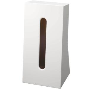 山崎実業(Yamazaki) ティッシュケース ホワイト 約W13×D11×H25.5cm スマート smart スリムに立てて置ける 7984 送料無料