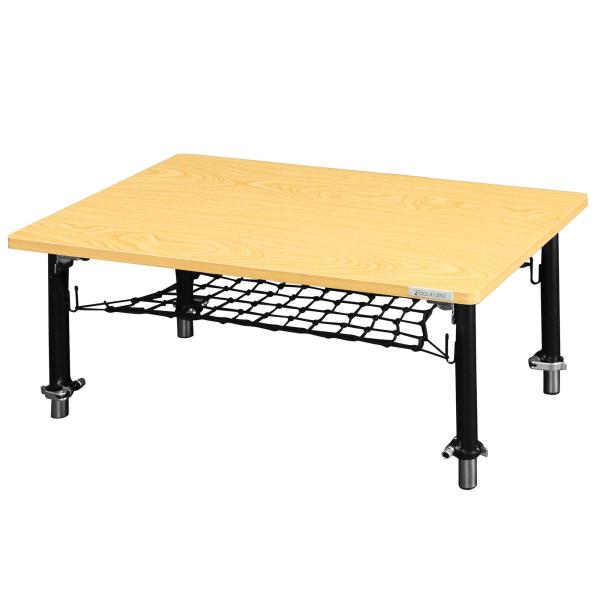 Bauhutte(バウヒュッテ) ゲーミングちゃぶ台 木目 天板:80×50cm BHT-800-W...