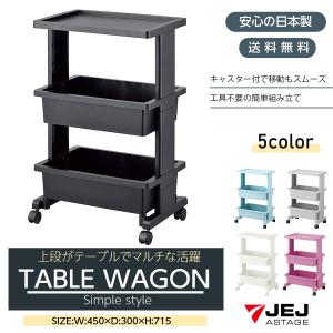 キャスター付きワゴン 4-1433-03 サイレントプラスチックワゴン（静音キャスタータイプ） 560