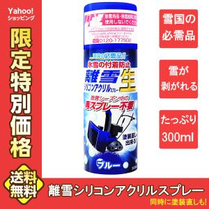 レッド 赤 離雪 シリコン アクリル スプレー 生 300ml TU-SAN-RD 除雪