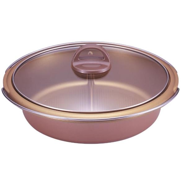 鍋 卓上鍋 天ぷら鍋 揚げ物 仕切り屋 30cm おしゃれ 同時に調理 時短 日本製 燕三条製 フッ...