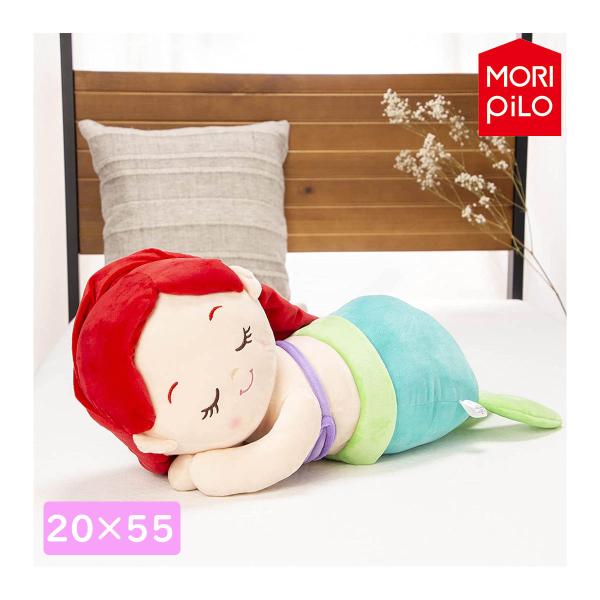 アリエル グッズ 抱き枕 ぬいぐるみ 添い寝枕 かわいい 20×56cm ディズニー プリンセス M...