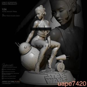 ガレージキット フィギュア ギターを弾く女の子 1/6スケール 未塗装未