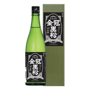 (酒)金冠黒松　純米酒　720ml≪送料込≫