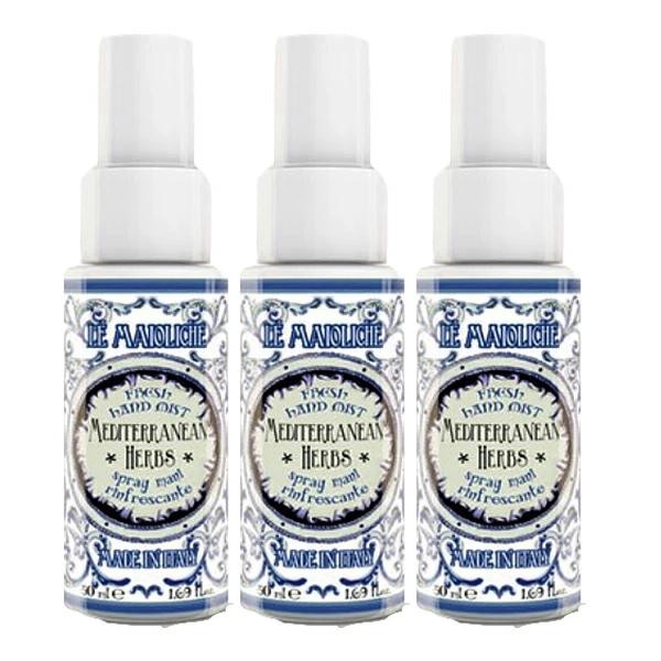 ３個セット Rudy ルディ ル・マヨルカ Fresh Hand Mist 50mL メディタラニア...