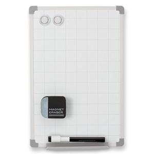 アスカ セクションボード Sサイズ 220×330mm VWB067 背面用マグネットつき 方眼あり タテヨコ