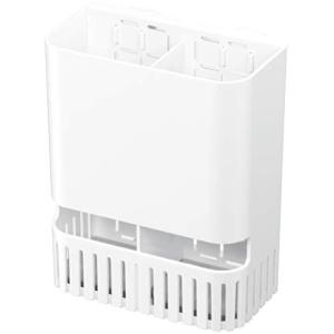 アネスティ 珪藻土 傘立て 約幅14.8×奥8.1×高18cm ホワイト 折り畳み傘 2本用 吸水 清潔 お手入れ簡単 玄関 Karari フック式 折り畳み 傘ホルダー HO2069