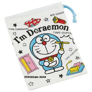 ドラえもん コップ袋 歯ブラシホルダー付きコップ袋 巾着 I'm Doraemon ひみつ道具｜onlineshop-mikaze