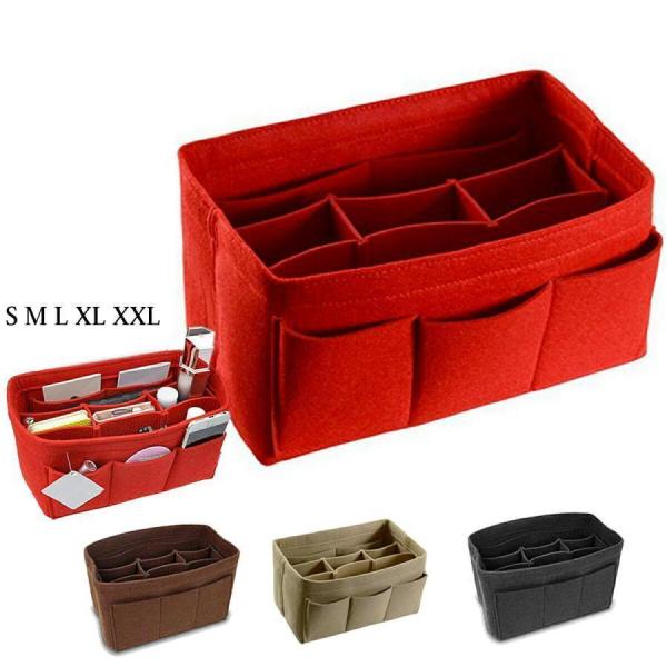 バッグインバッグ フェルト オーガナイザー 小さめ 大きめ インナーバッグ 軽量 収納 ポーチ