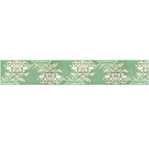 センコー(Senko) DECORMUSEE サミーラ キッチンマット 約45×270cm グリーン 抗菌 防臭 日本製 32388