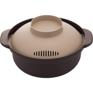 MIクリエーションズ レンジ調理鍋 ブラウン 1...の商品画像