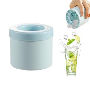 Liroyal シリコン製氷皿 製氷機 円筒形 密閉ふた付き 1.3cm角氷 取り出しやすい ストレスフリー脱型 柔らかいシリコン素材 冷た