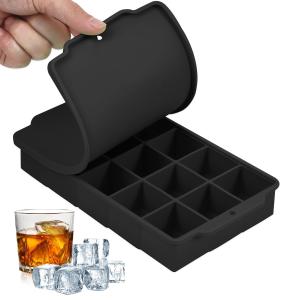 DONGFANGB 製氷皿 製氷器 四角氷 シリコン製氷機製氷ケースアイスキューブ 製氷 氷作る容器 大きな氷 氷トレー ソフト取り出しやす