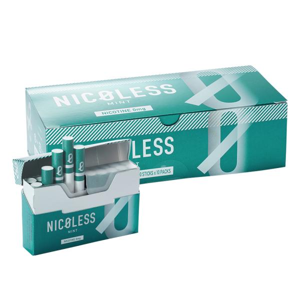 NICOLESS ニコレス ミント 1カートン (10箱入り)　IQOS互換機 加熱式 禁煙サポート...