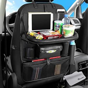 Raksonic 人気商品 車用シートバックポケット 後部座席収納 汚れ防止 車用収納ポケット シートバックポケットiPad