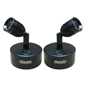 zmayastar USB充電式 LEDスポットライト 2個セット 特恵のセット LEDスポット ショーケース照明 角度調節可能 電力節約 ZM-TYNN-010D