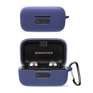 Sennheiser MOMENTUMWireless3 用 ケース 全面保護カバー シリコンケース  カラビナ付き 耐衝撃 防水 防