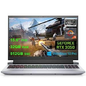 Dell G15 Ryzen Edition Gaming 15 Laptop 15.6" FHD 120Hz Display AMD 6-Core Ryzen 5 5600H (Beats i7-10750H) 32GB RAM 512GB SSD GeForce RTX 3050 4GB Bac