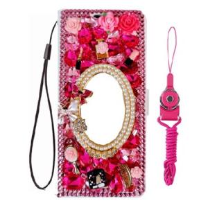 HFICY Sparkly Wallet Phone Case Compatible for Xiaomi Mi 11T Pro with Glass Screen Protector,Bling Diamonds Leather Stand Wallet Phone Cover with Lany