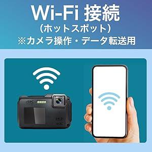 防水カメラ 4K デジタルカメラ IP68 C...の詳細画像3