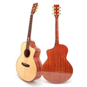 アコースティックギター 全ベニヤギター41インチスプルースマホガニー全シングルギターフォーク ギター