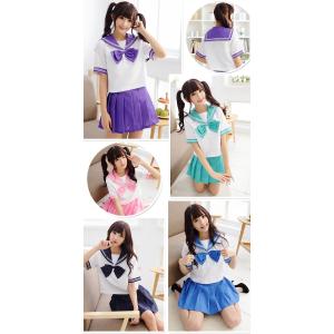 セーラー服 制服コスプレ コスチューム 女子高...の詳細画像1