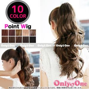 ウィッグ/ポイントウィッグ/ロング/ウェーブ/ポニーテールウィッグ 全10色(wig)｜only-and-one