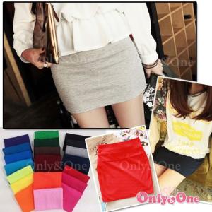 タイトミニスカート/ストレッチウエストゴム美脚スカート[rsk](ポスト投函対応)