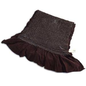 兵児帯 絞り 男物 メンズ 正絹 新品 焦茶色 ONLY heko-90