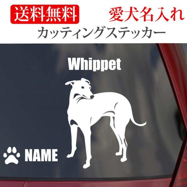 ウィペット ステッカー カッティングステッカー 車 名入り