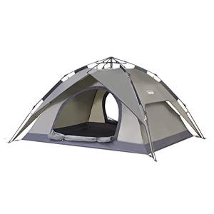 テントワンタッチ Vansupa ワンタッチ テント 2-4人用 ソロキャンプ テント コンパクト アウトドア用 テント 3人用 軽量簡易 てんと u