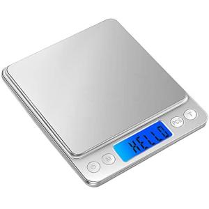 計量器 デジタルスケール 0.1gから3000gまで計量可能 電子天秤 風袋引き機能 計数機能 オートオフ機能付き 精密スケール 調理用 電子はかりC