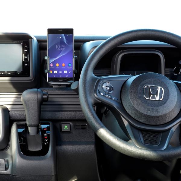 N-VAN専用スタンドセット BSA08 ホンダ N-VAN専用 スマホホルダーセット 車載ホルダー...