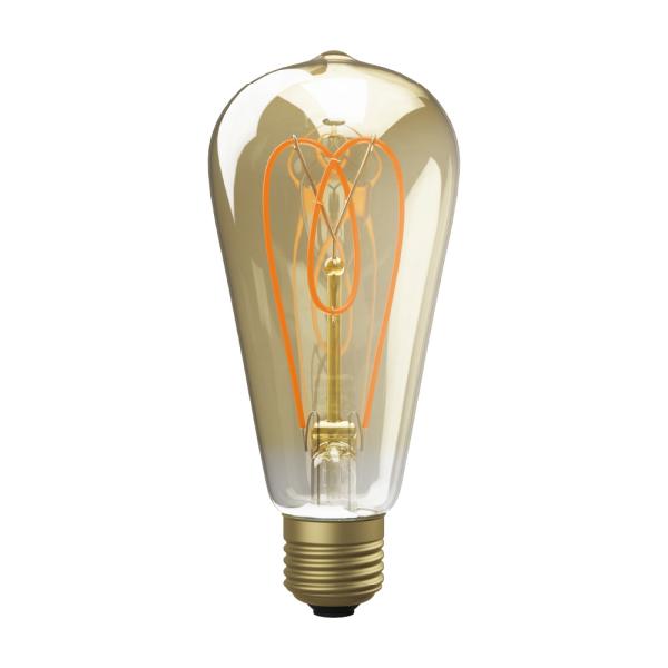 3年保証 フィラメントLED電球「Siphon」エジソン LDF101D E26 レトロ アンティー...