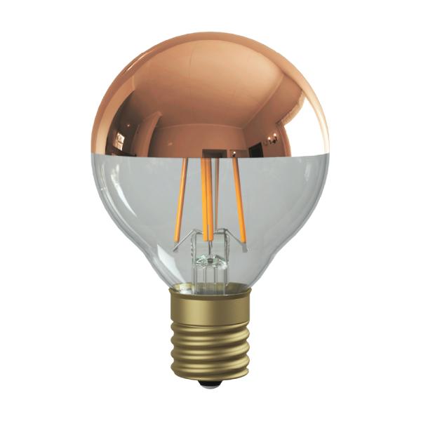 3年保証 フィラメントLED電球「Siphon」ボール50 Tミラー コッパー LDF128D E1...
