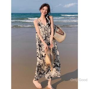 リゾートワンピ　ハワイアン　リゾートワンピース　ワンピース　夏　マキシワンピ　マキシワンピ リゾート　キャミワンピ　マキシ丈　キャミワンピース　マキシ