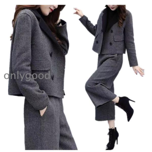 卒業式服 母30代セレモニースーツ パンツ スーツ ママセットアップ レディース春秋 おしゃれ 入園...