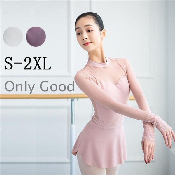 バレエ レオタード 大人 ジュニア シンプル 新体操 バレエ用品 練習着 演出用 ダンス服 秋 夏 ...
