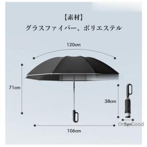 日傘 折りたたみ傘 逆さ傘 晴雨兼用 雨傘 メ...の詳細画像4