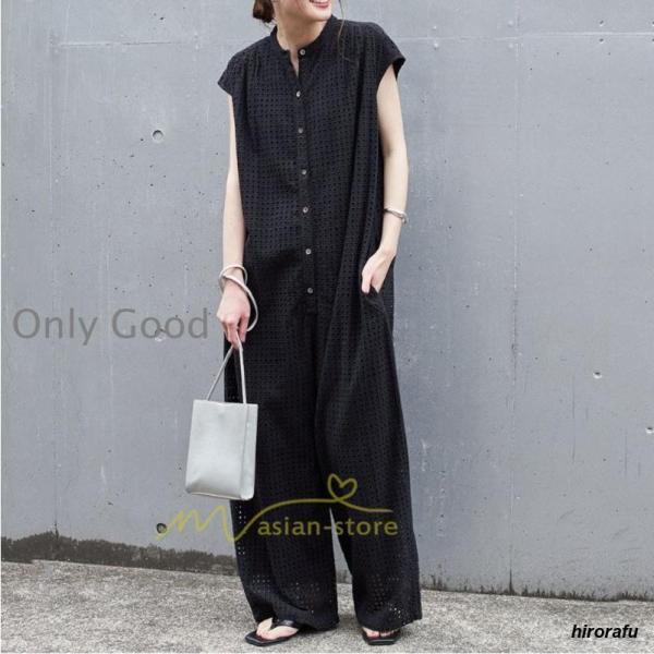 サロペット レディース 40代 30代 20代 オールインワン コーデ パンツ ボトムス 春 夏 綿...