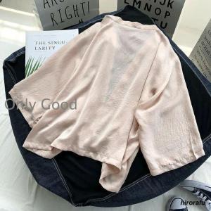UVカット シフォン カーディガン レディース...の詳細画像1