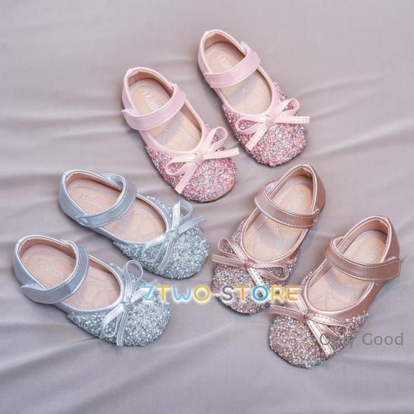 フォマールシューズ 子供靴 女の子 結婚式 ピアノ 発表会 誕生日 シューズ 蝶結び サンダル キッ...