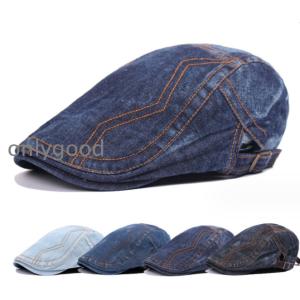ハンチング メンズ 帽子 レディース デニム 小さめ ぼうし 小さい サイズ 春 夏 春夏 秋 冬 ...