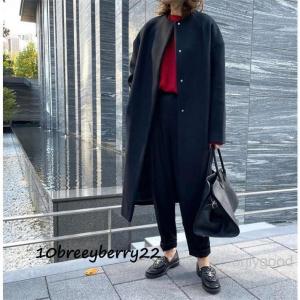コート ノーカラー レディース チェスターコー...の詳細画像5